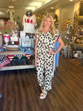 Red Stripe Cheetah Set