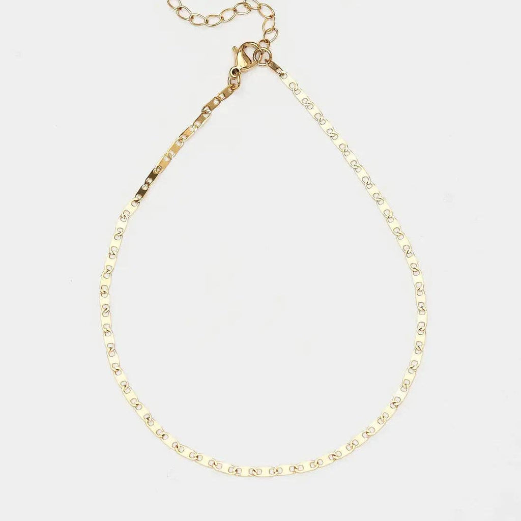 Waterproof Dainty Gold Anklet