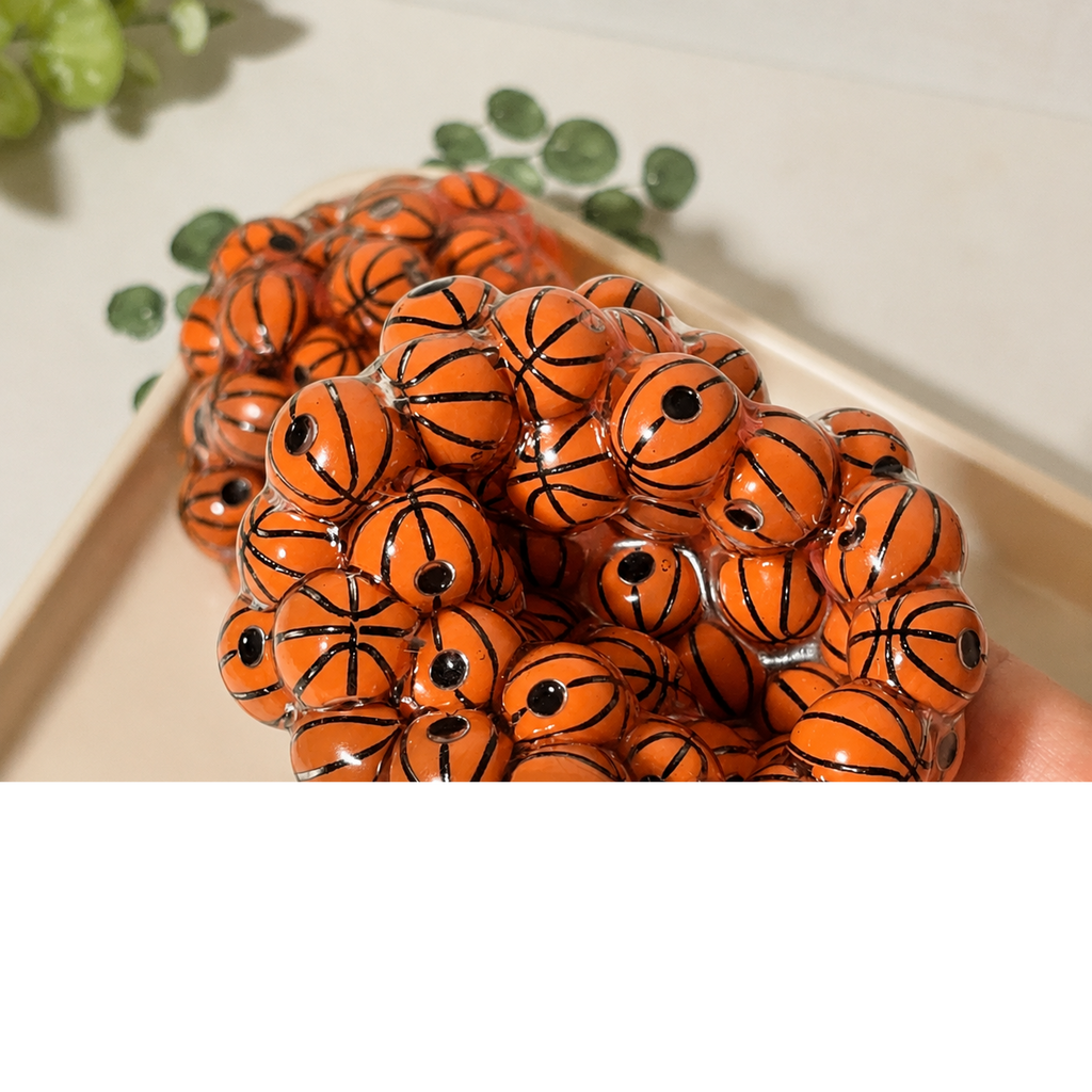 Basketball Squishy Stress Relief Fidget Toy Handmade Ball