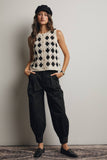 Crochet Diamond Pattern Vest