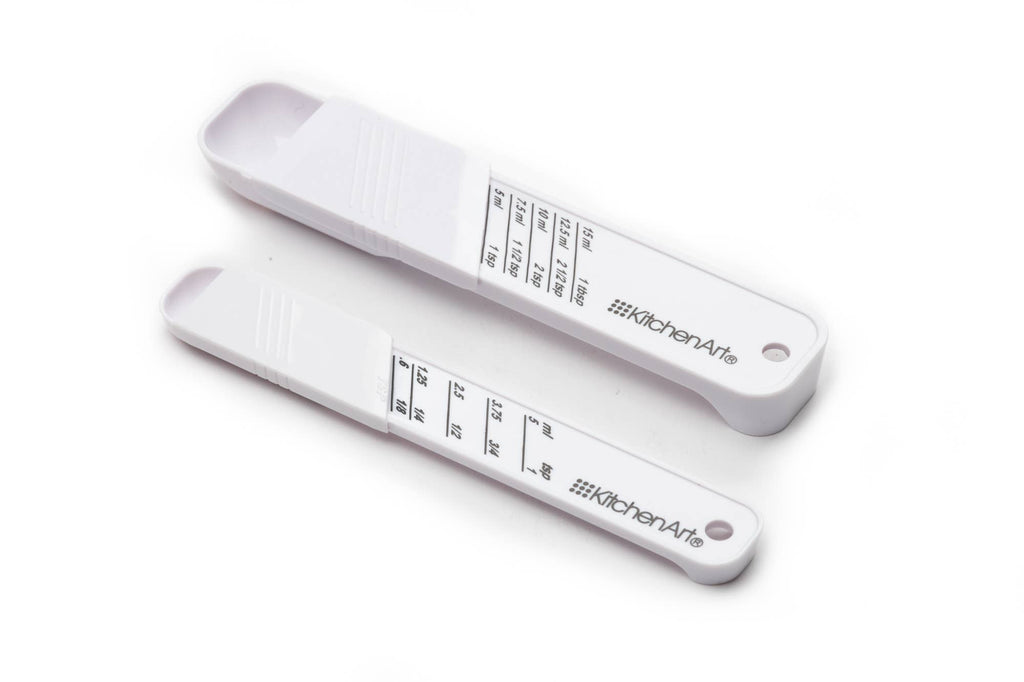 KitchenArt Adjustable Measuring Spoon Set, 2-Pieces