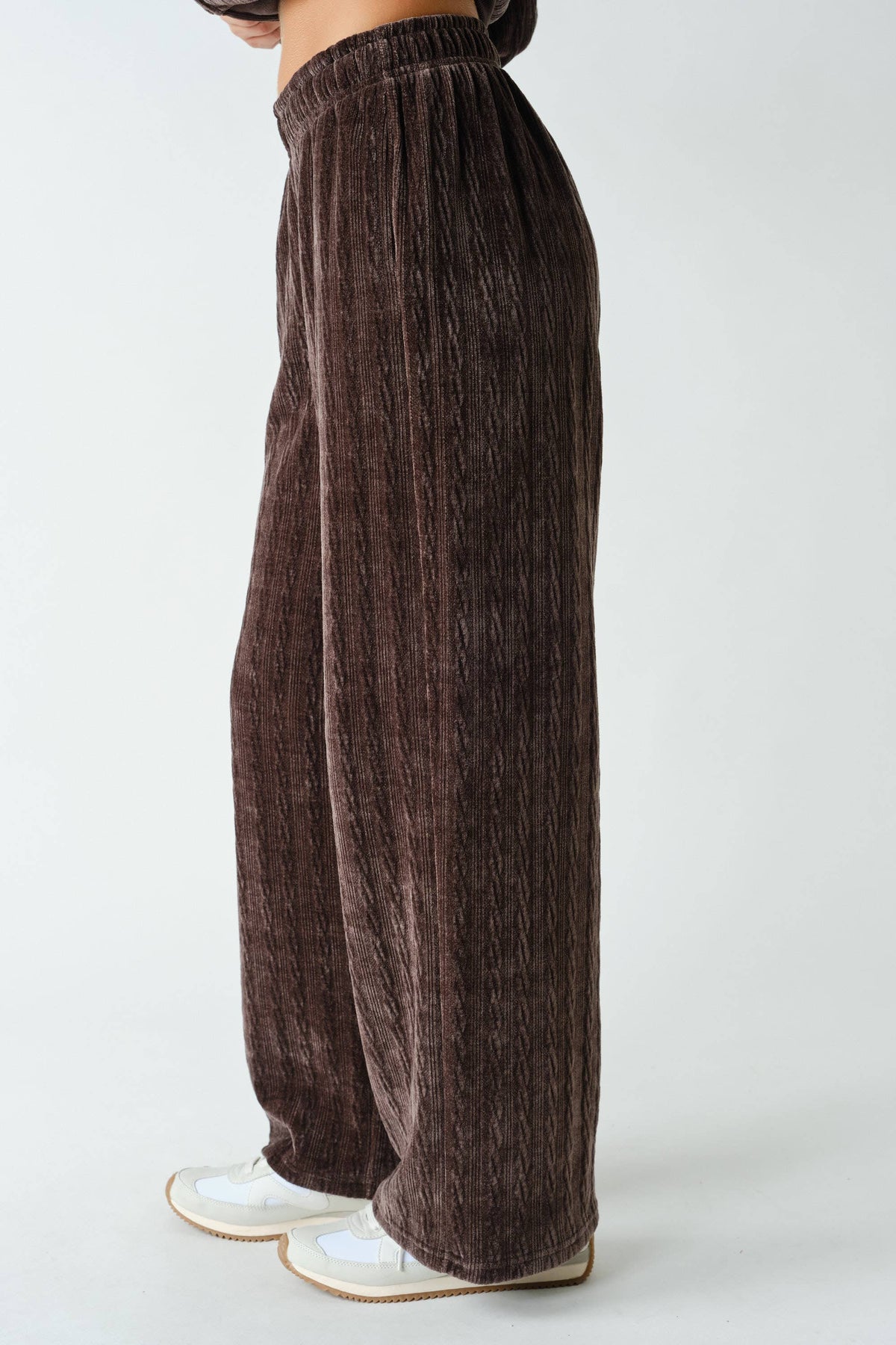 Groove-Track Textured Lounge Pants