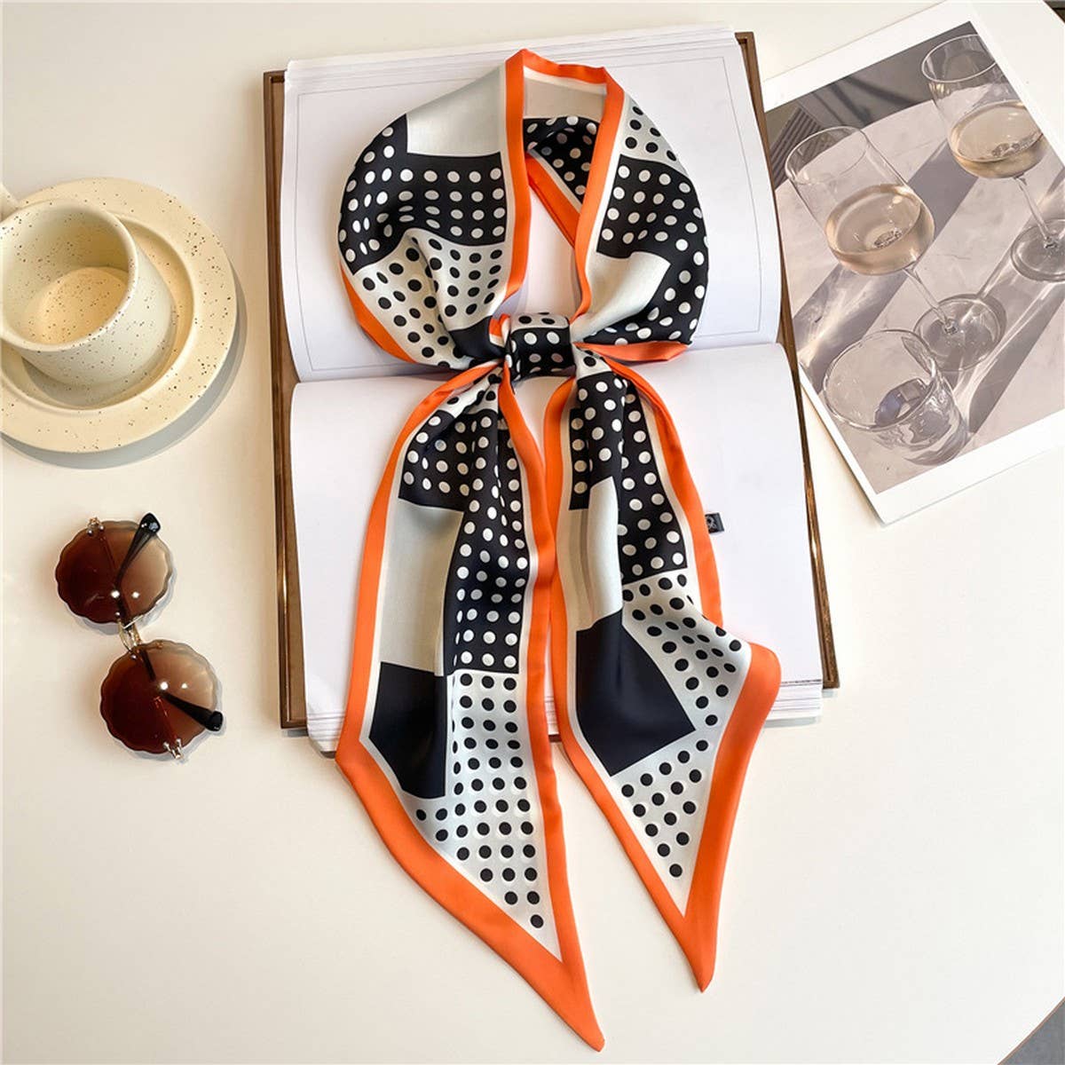 Polka Dot Fashion Scarf