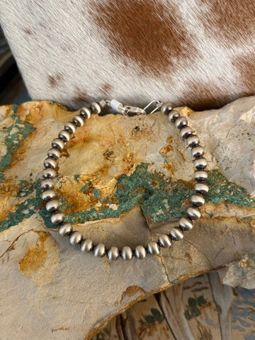 5mm Sterling Pearl Bracelet 