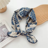 Cotton Linen Square Scarf