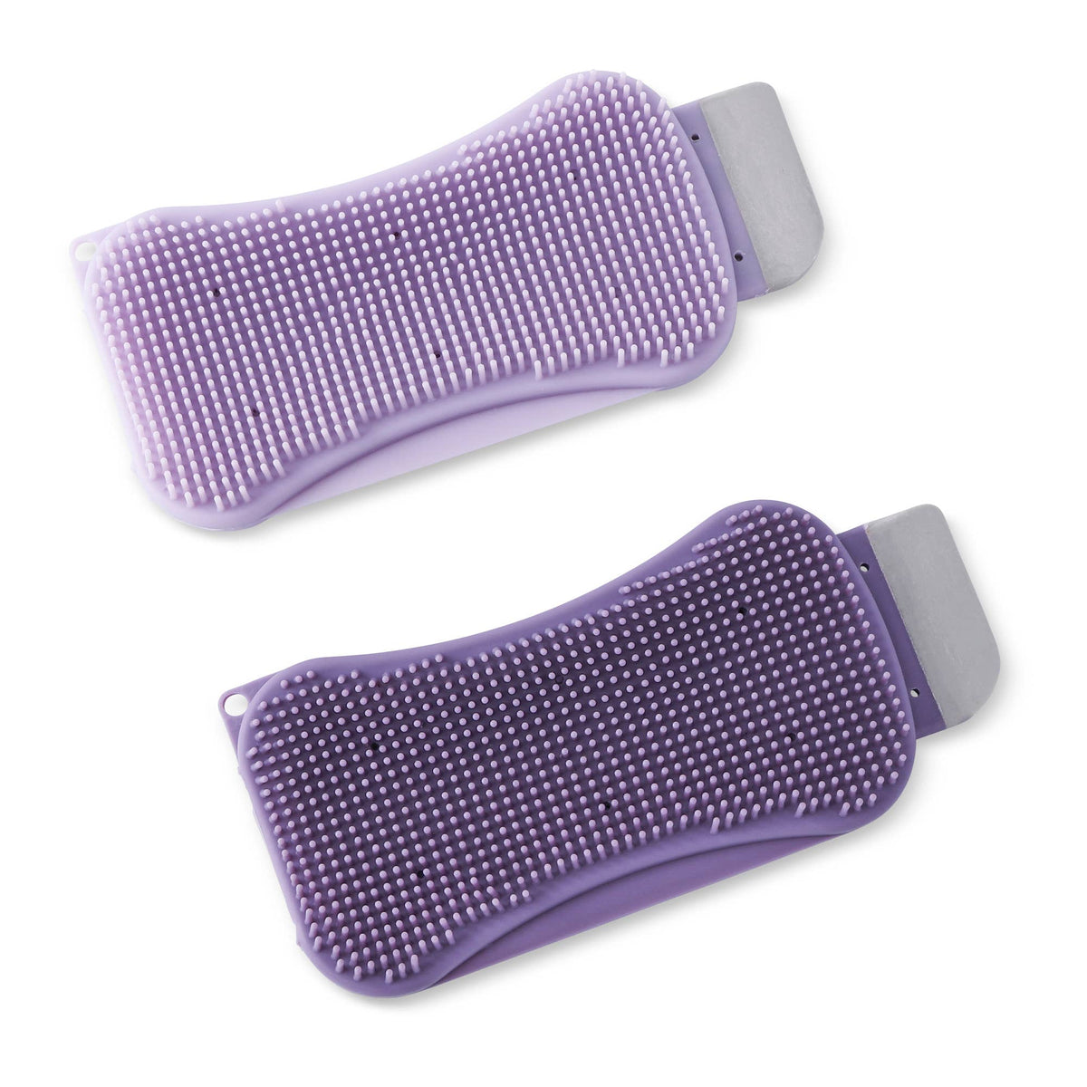 2pk Silicone Sponge with Scraper - DSN/LLH