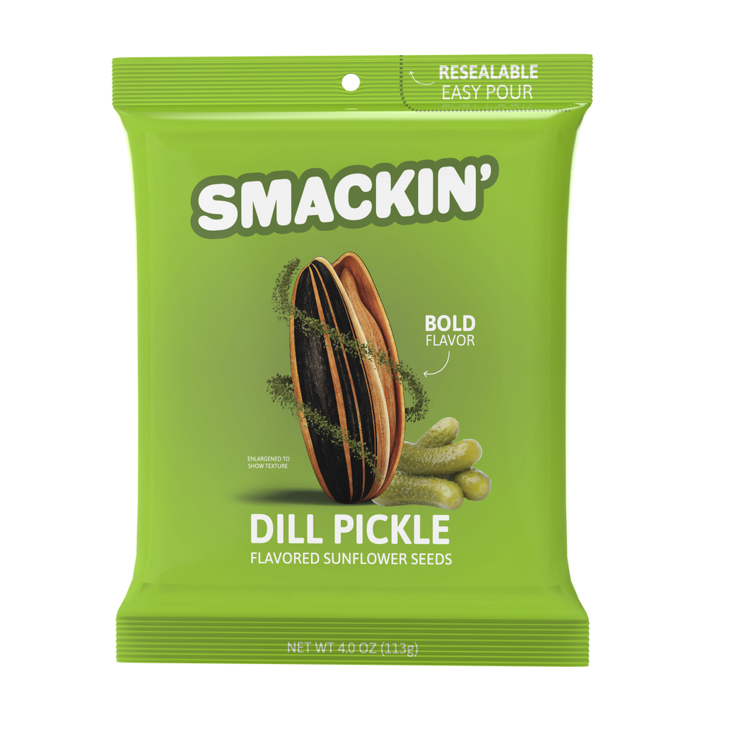 SMACKIN' Dill Pickle Sunflower Seeds .