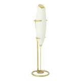 Milk Frother with Stand - Coconut Milk - Gold