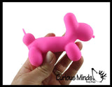 1 Scented Balloon Dog Crunchy Sand Filled Stress Ball