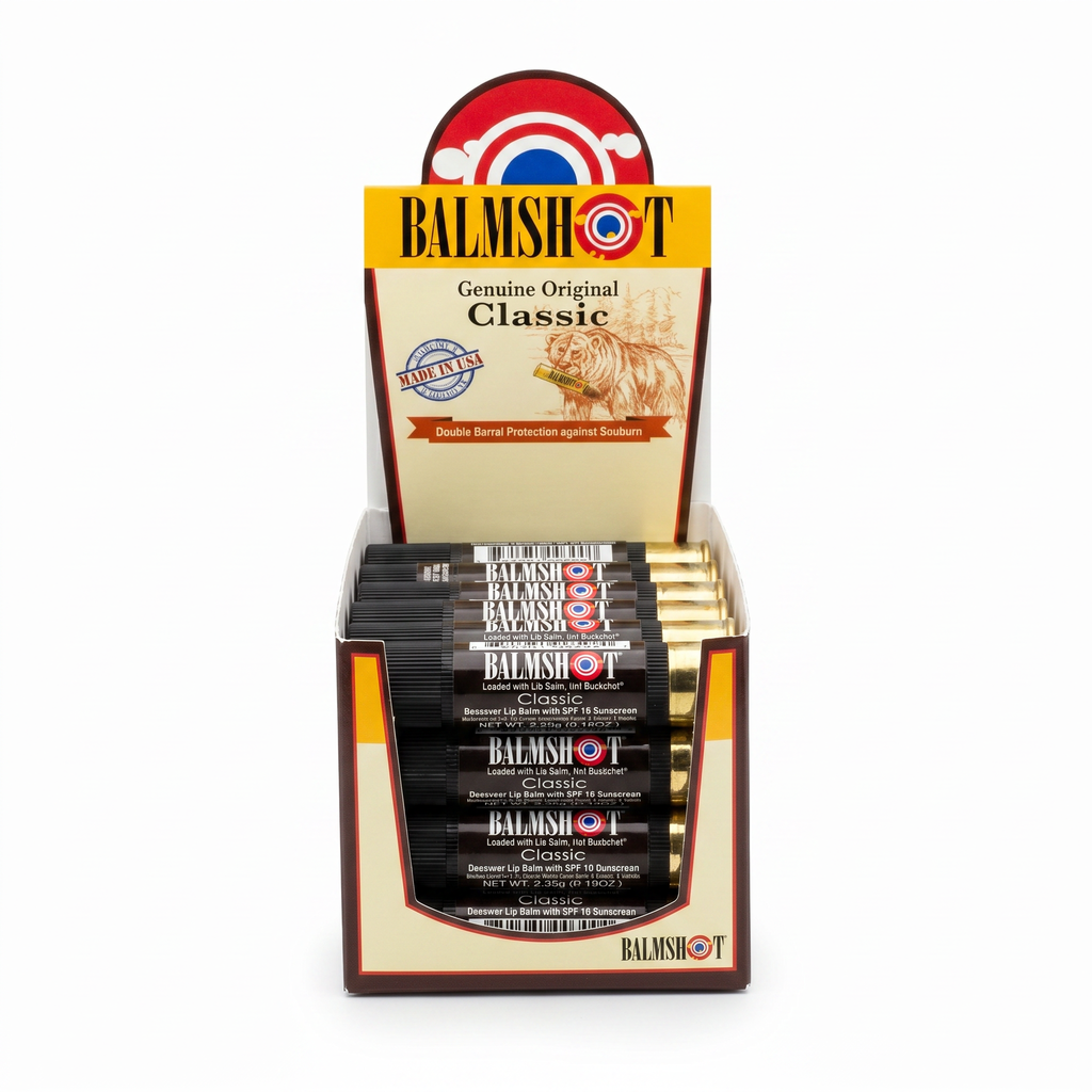 Shotgun Shell Lip Balm | Classic Vanilla - BLK | 