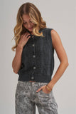 Mineral Washed Knit Vest