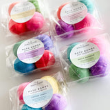 Kids Bath Bomb Packs – Colorful & Scented Bath Fizzies