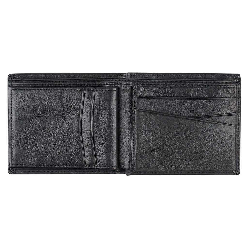 Genuine Leather Wallet Rhino Armor Black