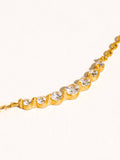 Remmi 18K Gold Non-Tarnish Crystal Station Chain Necklace