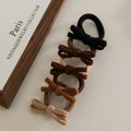 Neutral Seamless Bow Hair Ties (Set of 5)