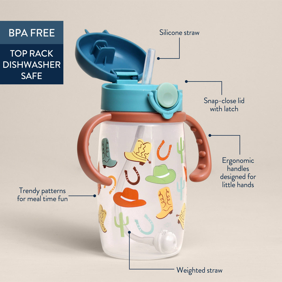 *NEW* Itzy Sips™ - Straw Cup With Snap-Close Lid