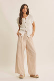 Breezy Cotton Open Knit Vest