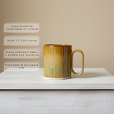 Small Bay Mug - 12 oz - Stoneware Pottery