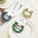 4PCS Braided Elastic Hair Ties Set