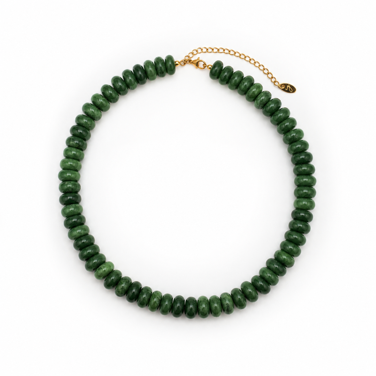 Resin Beaded Statement Necklace