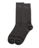 Men's Solid Luxuriously Soft Cashmere Everyday Crew Socks