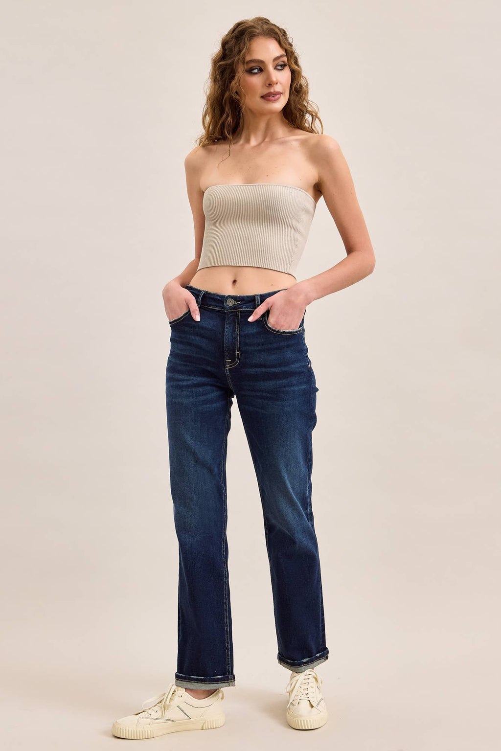 Hidden Dark Wash Cigarette Skinny