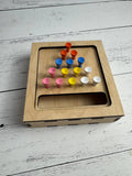 Fixy Farmhouse Travel Peg Solitaire