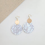 Zoey Earrings - Pearl Black Stripe //Jewelry, Gifts