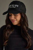 Black Home By 9pm Trucker Hat