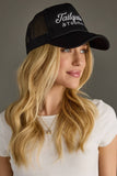 Black Tailgates & Touchdowns Trucker Hat