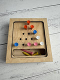 Fixy Farmhouse Travel Peg Solitaire