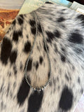 #075 Sterling Square Bead with Sterling Pearls