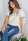 Aztec-Inspired Accent Top