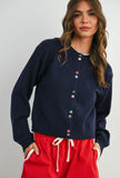 Cardigan with Button Detail