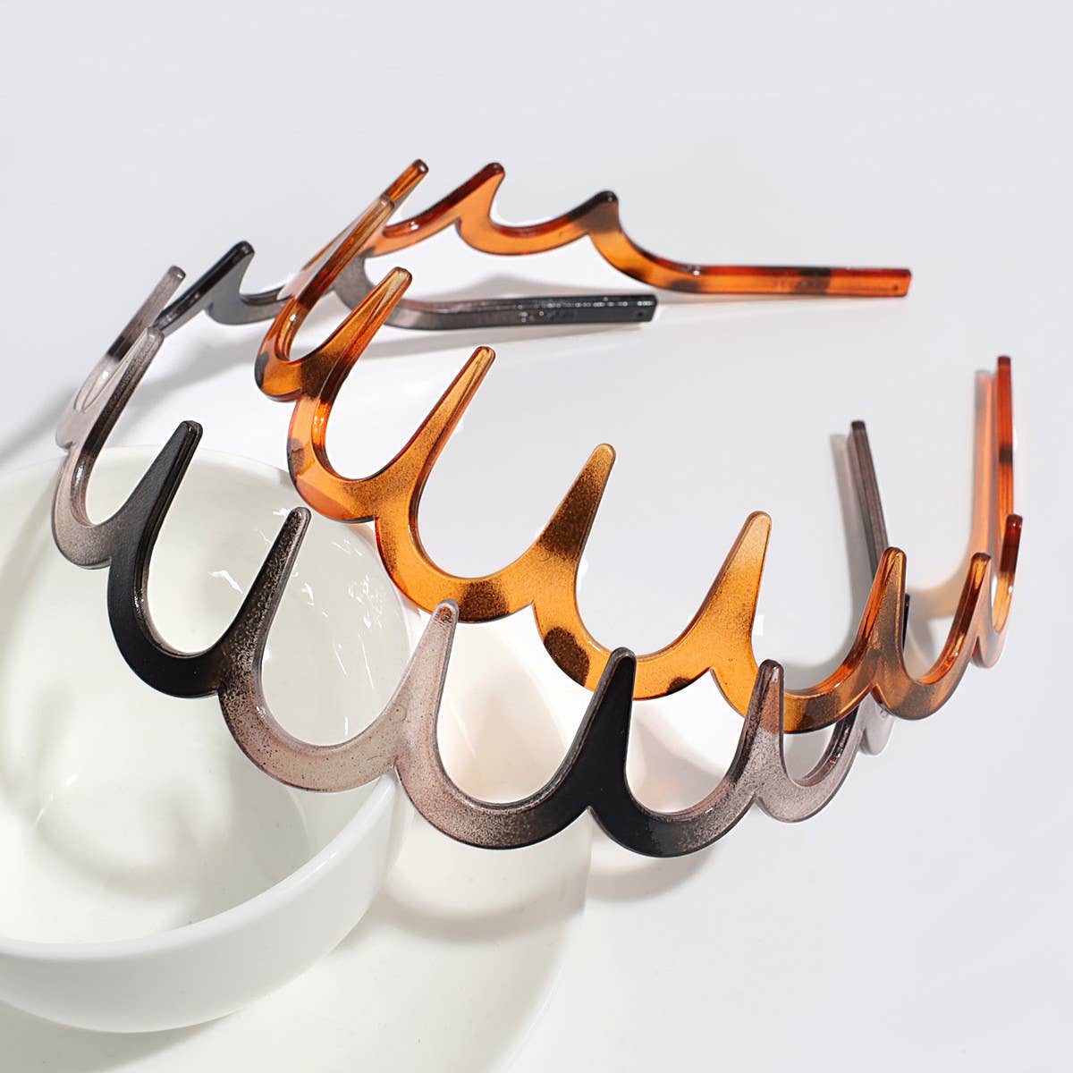 Transparent Color Wave Headband