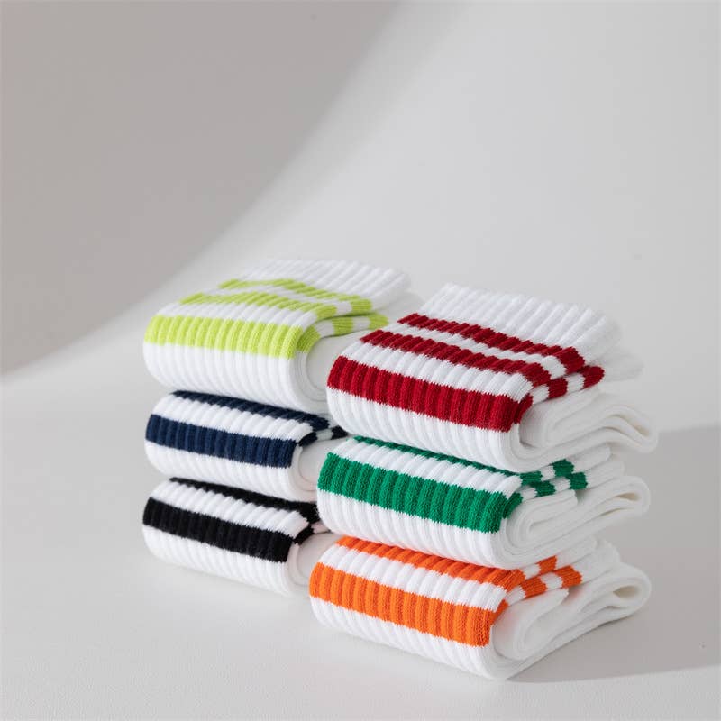 Sporty Striped Socks
