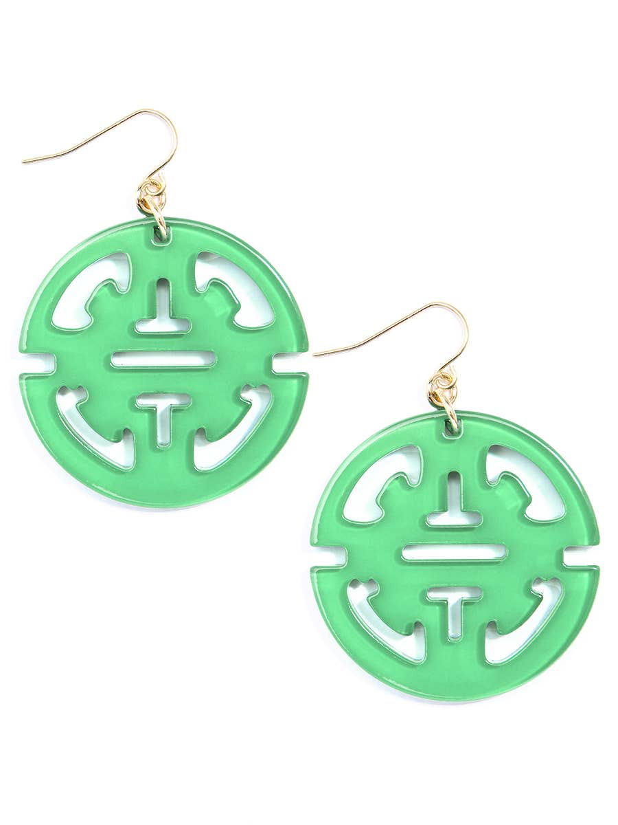 Zenzii Resin Drop Earring