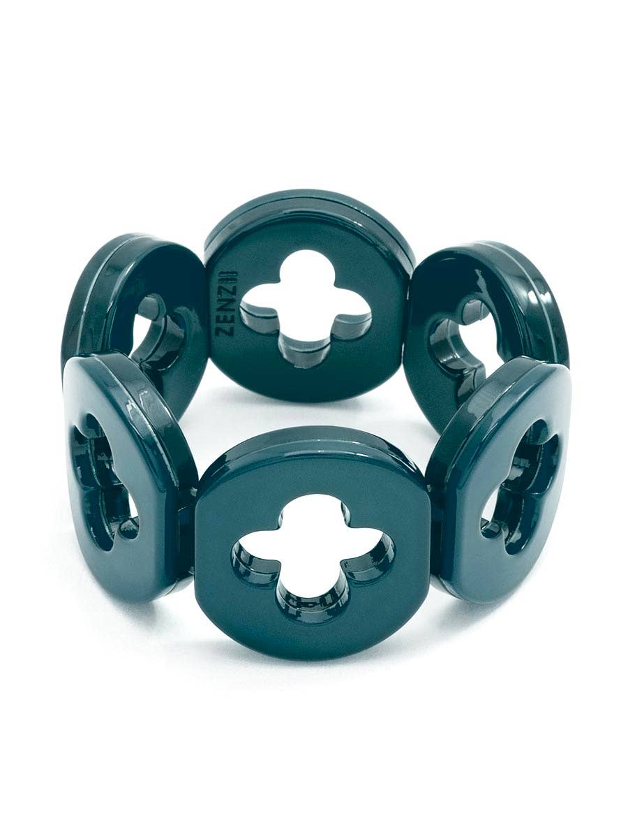 Zenzii Resin Clover Bracelet