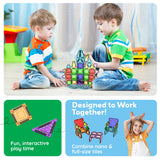 40pc Nano Magnetic Building Tiles Construction Travel Set