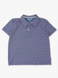 Boys Home Run Knit Short Sleeve Performance Polo