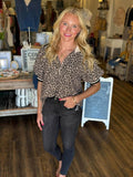 Leopard Puff Sleeve