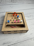 Fixy Farmhouse Travel Peg Solitaire