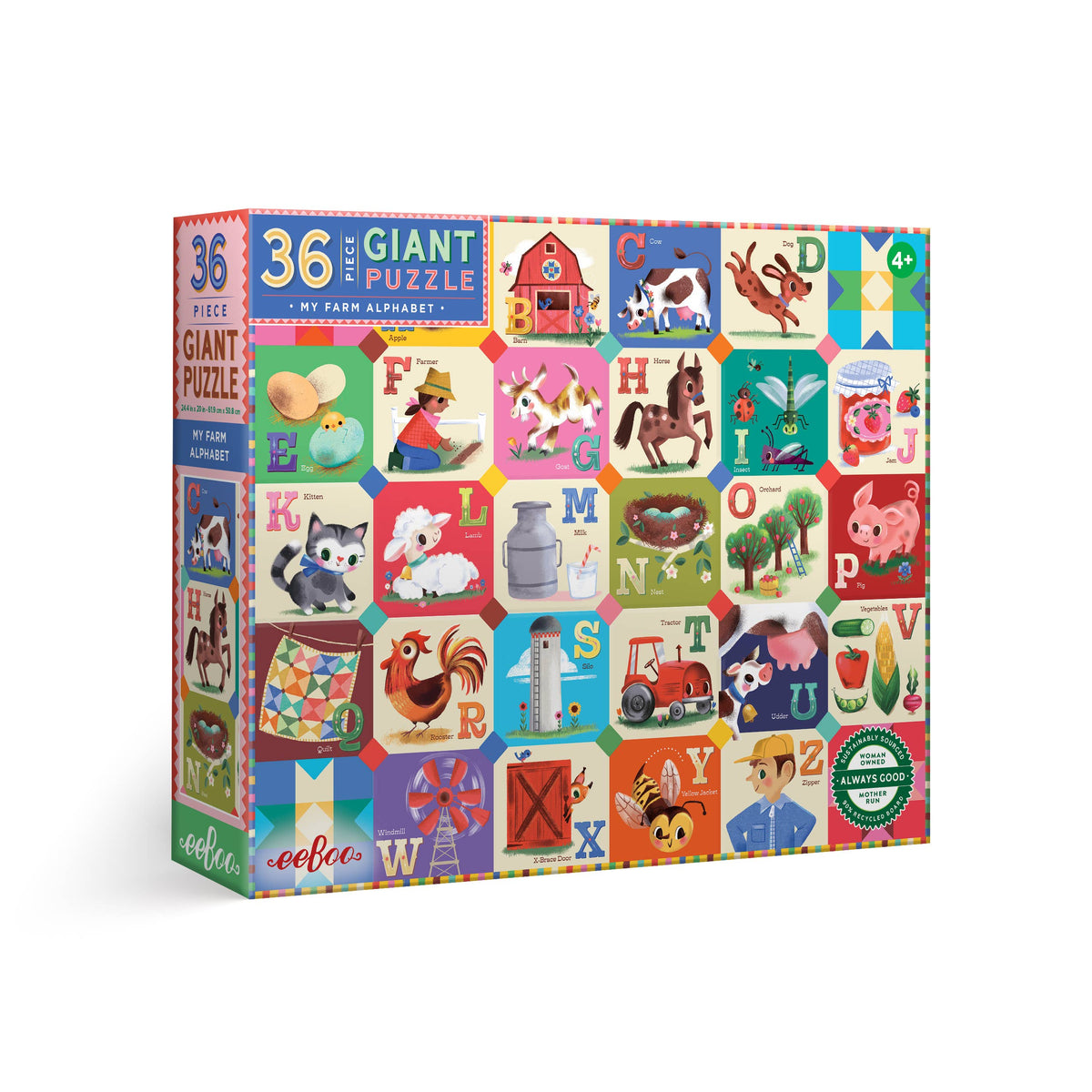 My Farm Alphabet 36 Piece Giant Puzzle