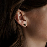 Hyalite Studs // Copper Obsidian