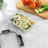 Glass Food Storage Containers with Airtight Lids - Set of 5