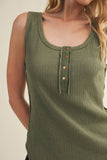 Deconstructed Vertebral Seam Ribbed Top