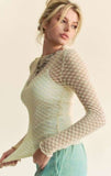 Dot Mesh Top