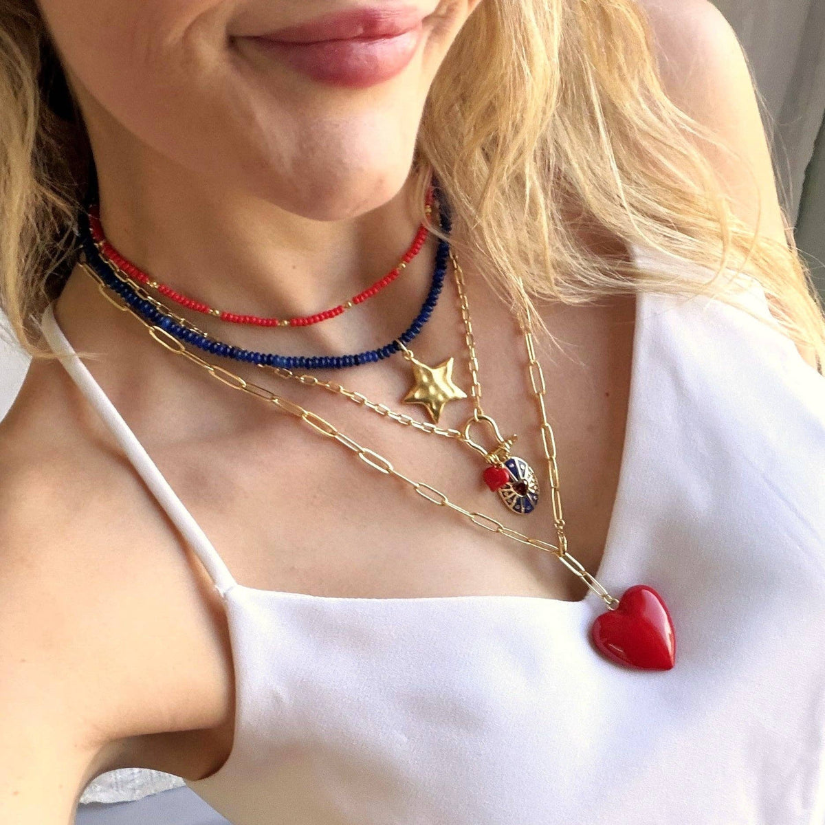 Americana Star Necklace