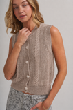 Mineral Washed Knit Vest