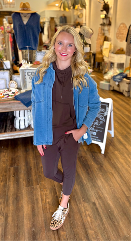 Vintage Washed French Terry Top